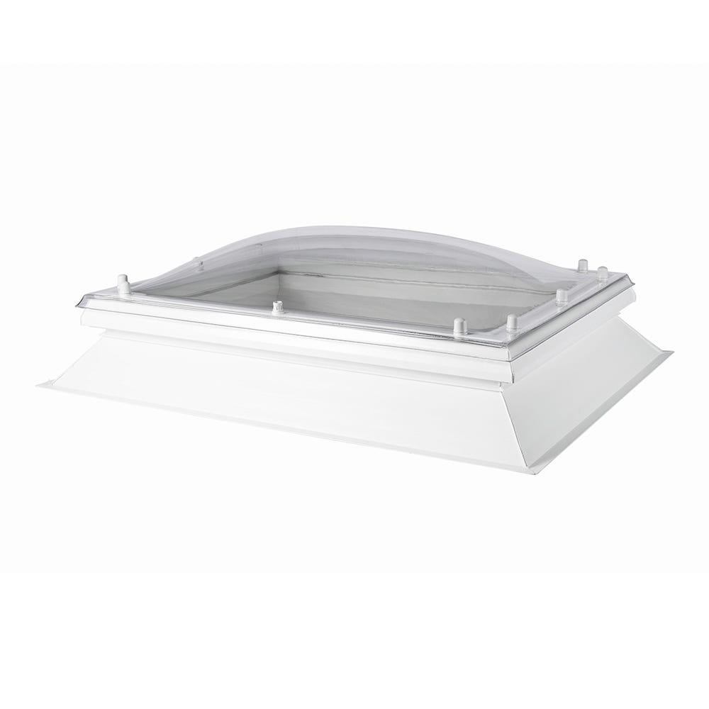 Coxdome Classic Triple Skin Clear Fixed Rooflight Dome 1200 x 1200mm