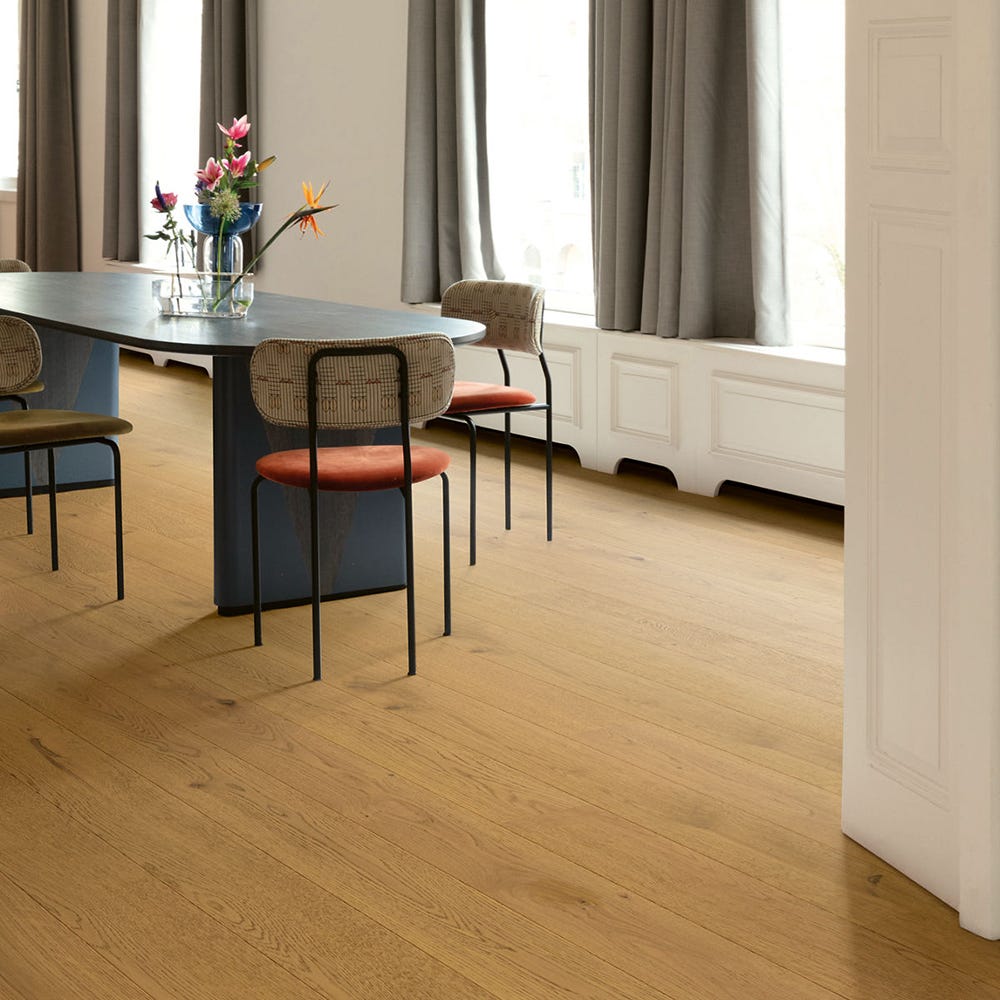 Quick Step Amato Dark Chestnut Oak Matt Lacquered 13mm Engineered Wood Flooring