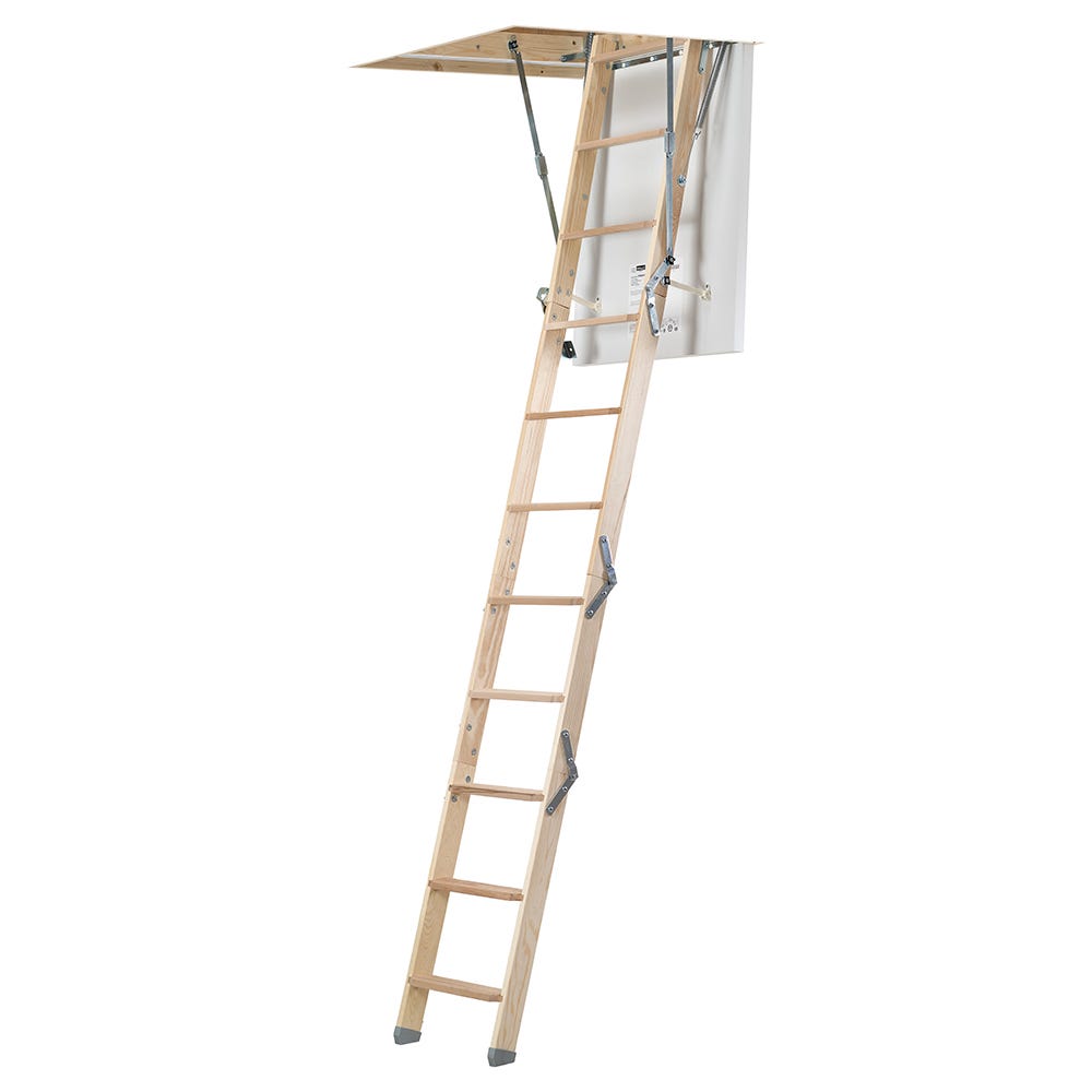 Dolle clickFIX 36G Mini Timber Loft Ladder 92 x 70cm