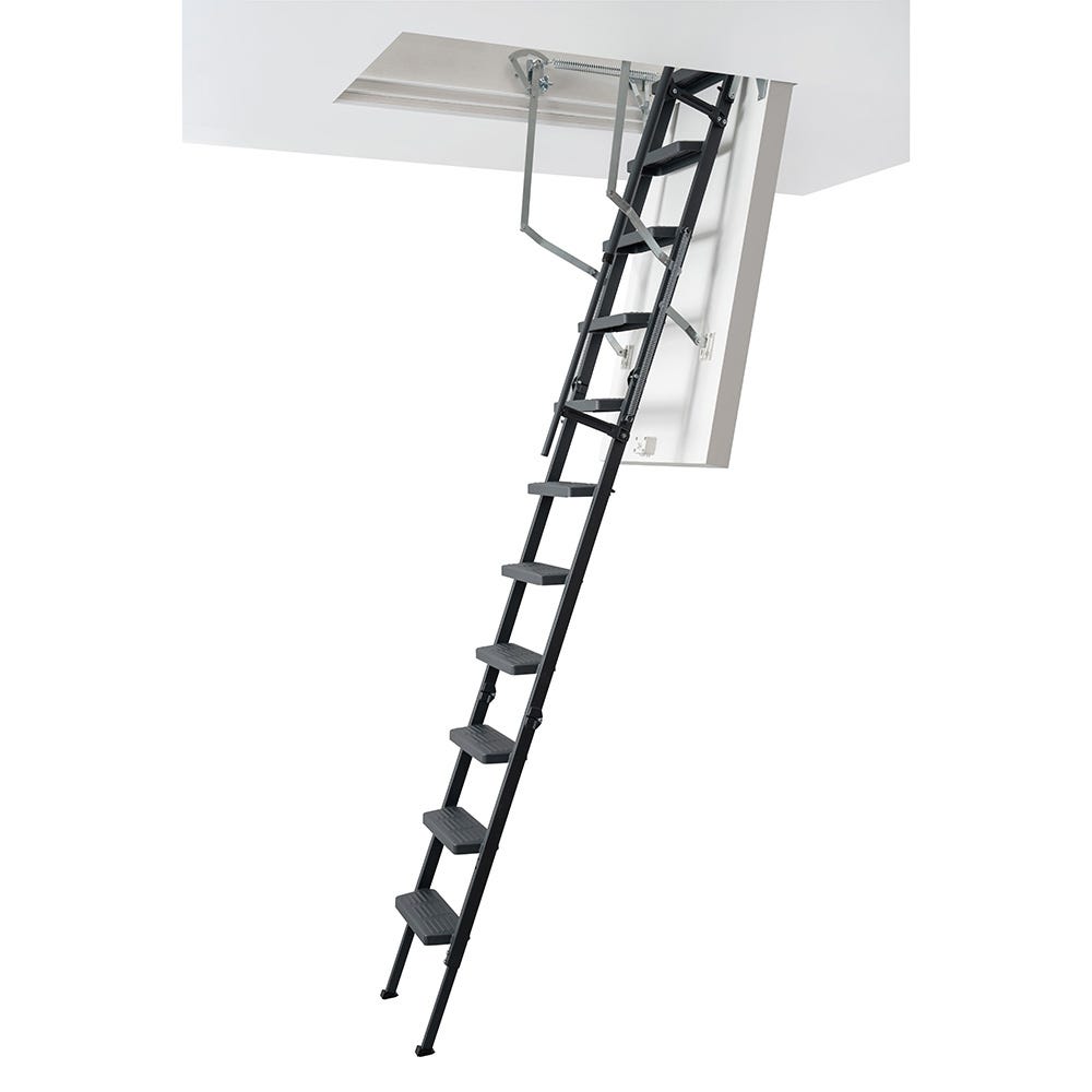 Dolle clickFIX Thermo Comfort Steel Folding Loft Ladder 120 x 70cm