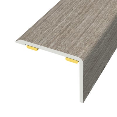 Laminate Stickdown Threshold Stair Nosing Timber Mist 0.9m