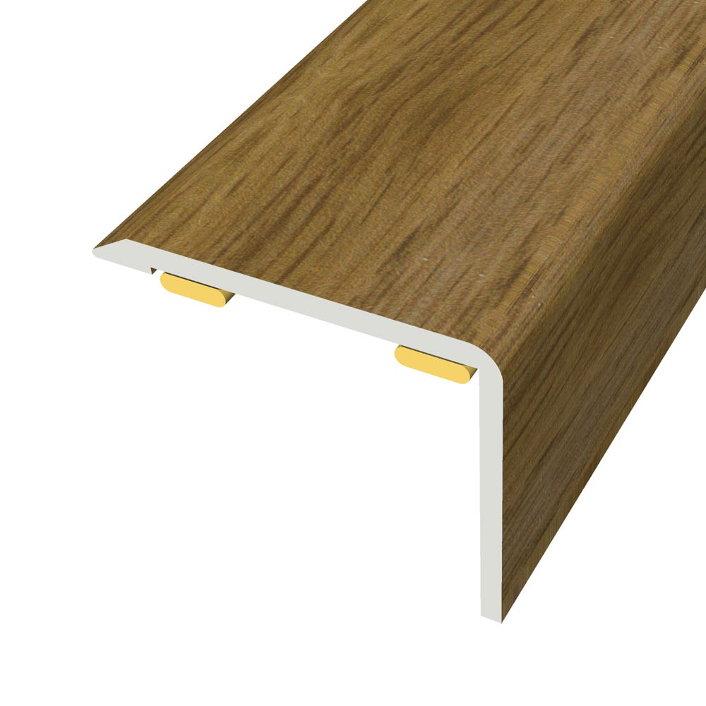 Laminate Stickdown Threshold Stair Nosing Regal Chestnut 0.9m