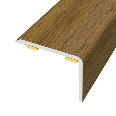 Laminate Stickdown Threshold Stair Nosing Regal Chestnut 0.9m