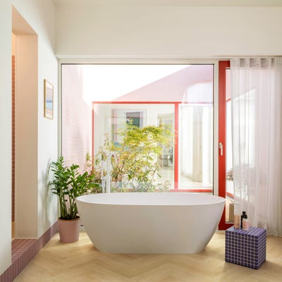 Quick Step Impressive Design Herringbone IMD8246 Ginger Oak 8mm Laminate Flooring