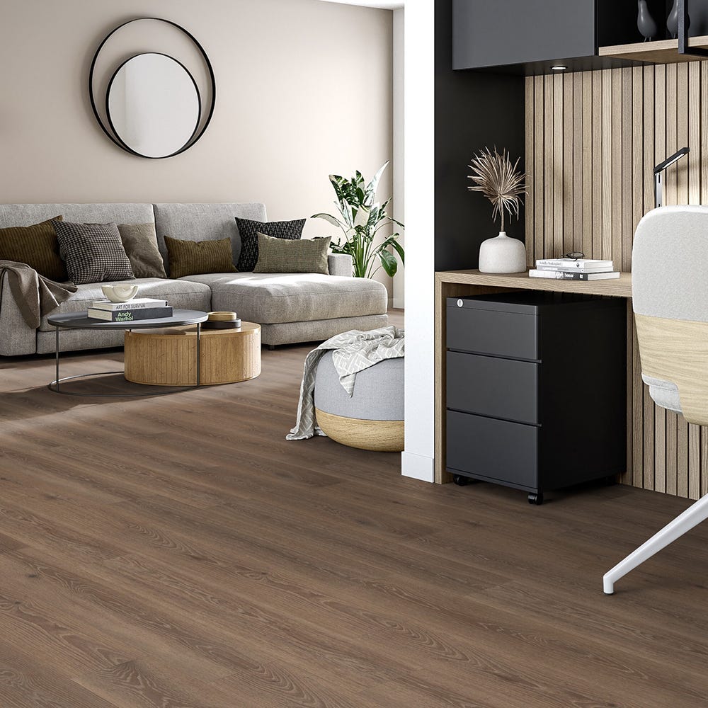 Tarkett Click 5mm Tribe Oak Mocha SPC Vinyl Flooring