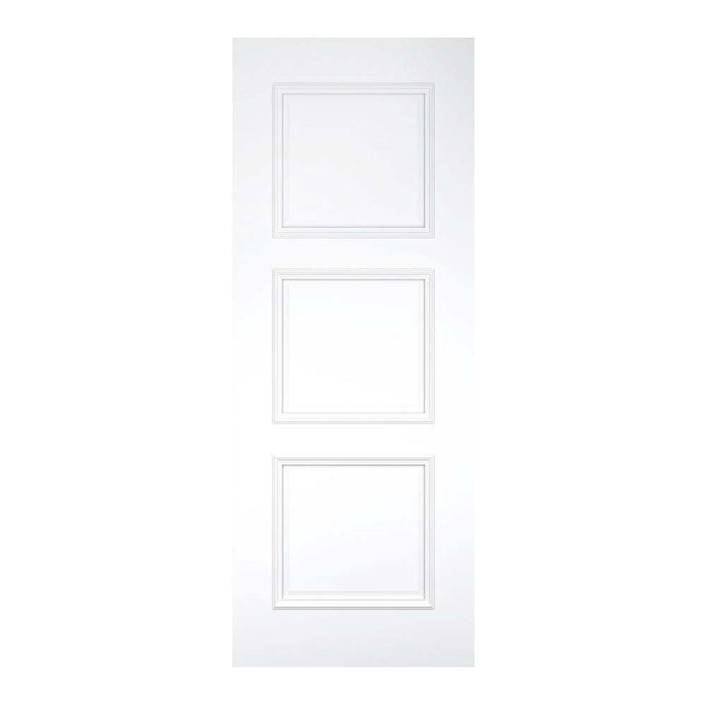 Deanta Trinity 3 Panel White Primed Internal Door 1981 x 686 x 35mm