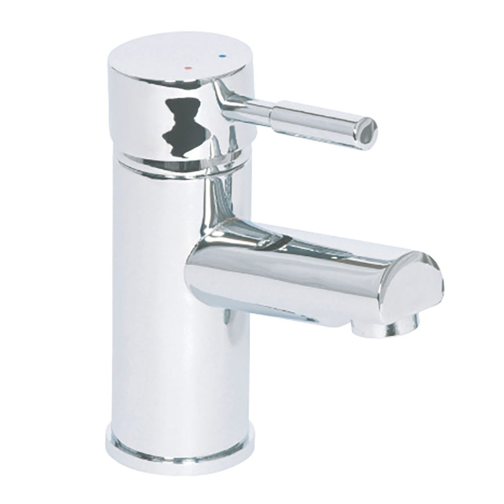 Tay Basin Mixer with Push Waste Chrome