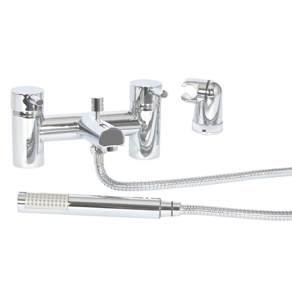 Tay Bath Shower Mixer Chrome with Shower Hose