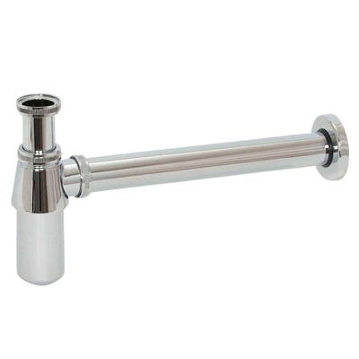 Round Bottle Trap Chrome