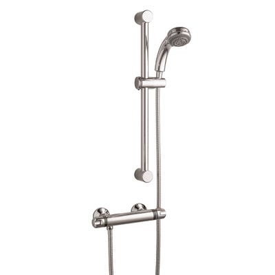 Lewis Thermostatic Bar Shower Mixer Kit Chrome