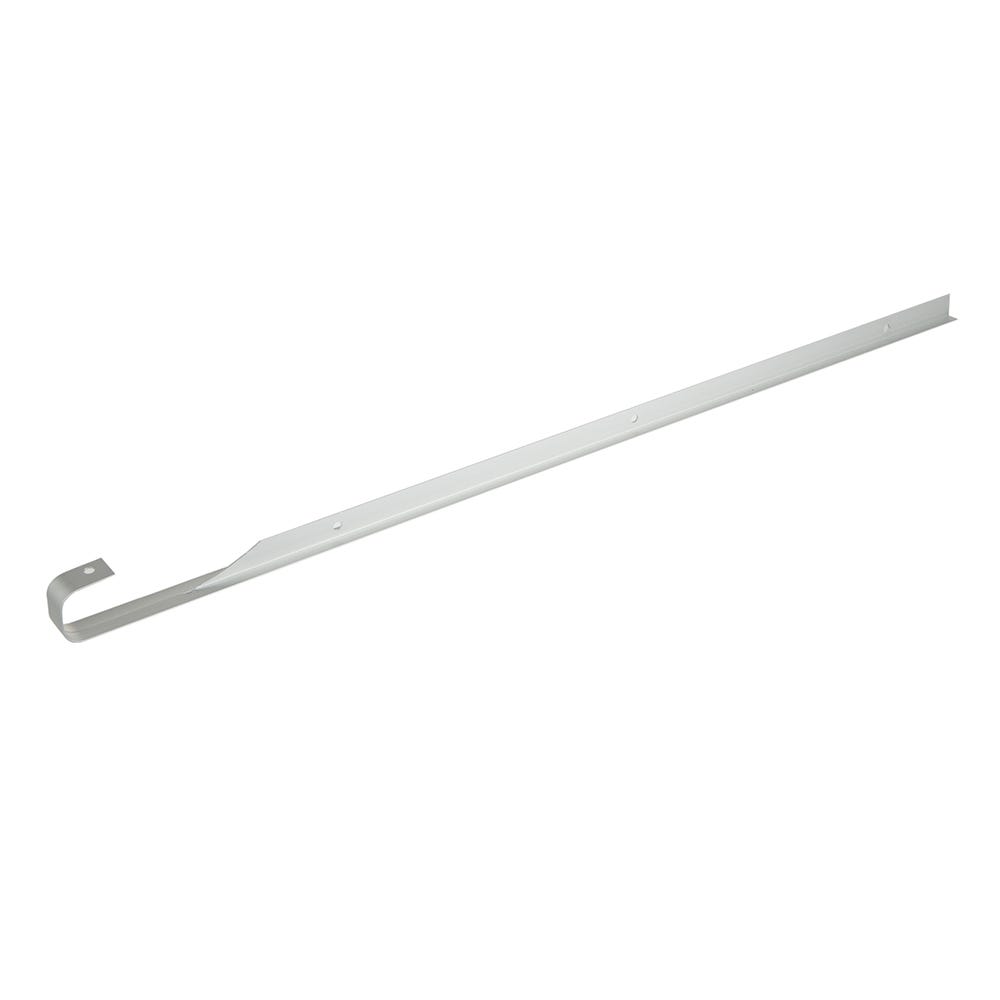 Unika 30mm Silver Aluminium Worktop Butt Joint 10mm Radius