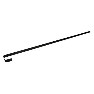 Unika 40mm Black Aluminium Worktop Butt Joint 6mm Radius
