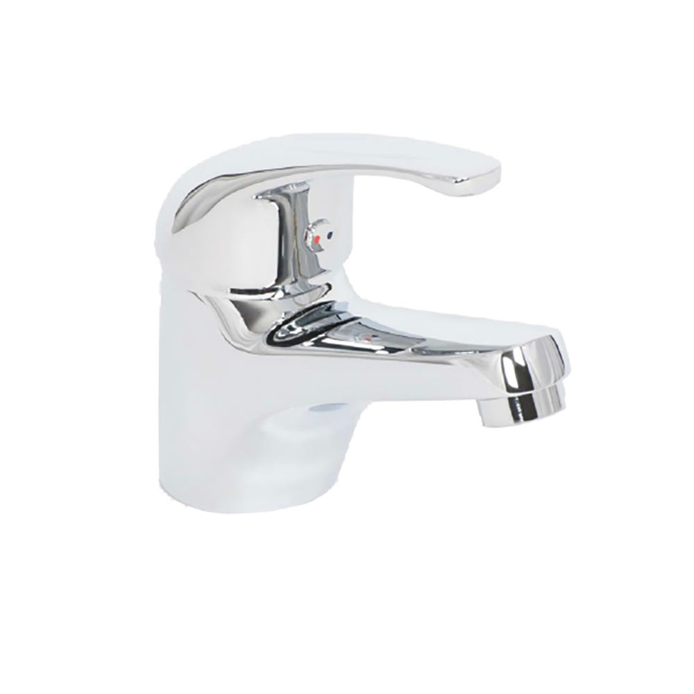 Tiree Basin Mixer with Push Waste