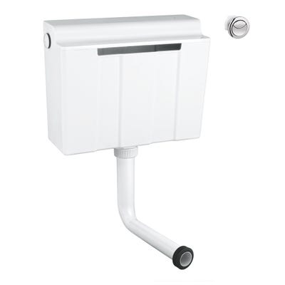 Grohe Concealed Dual Flush Cistern White