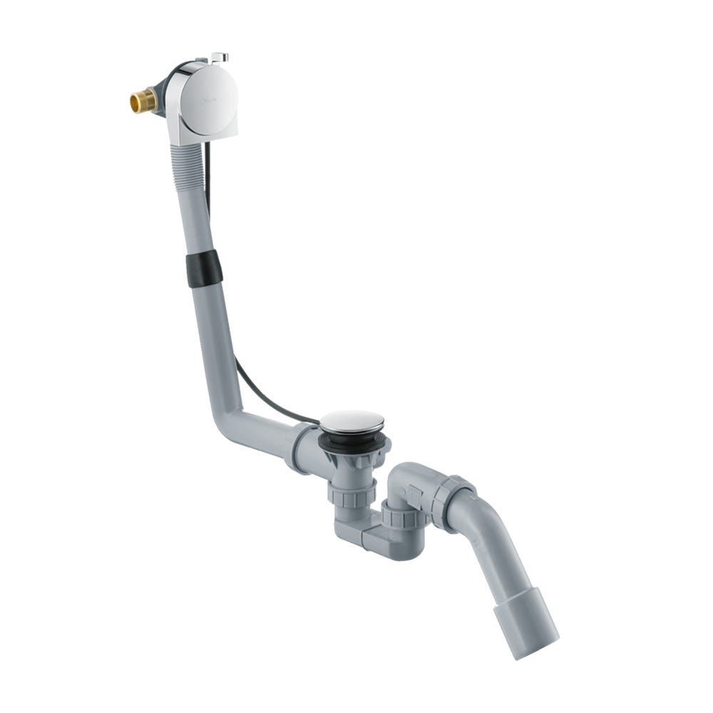 hansgrohe Exafill S Bath Filler & Waste Complete Set Chrome