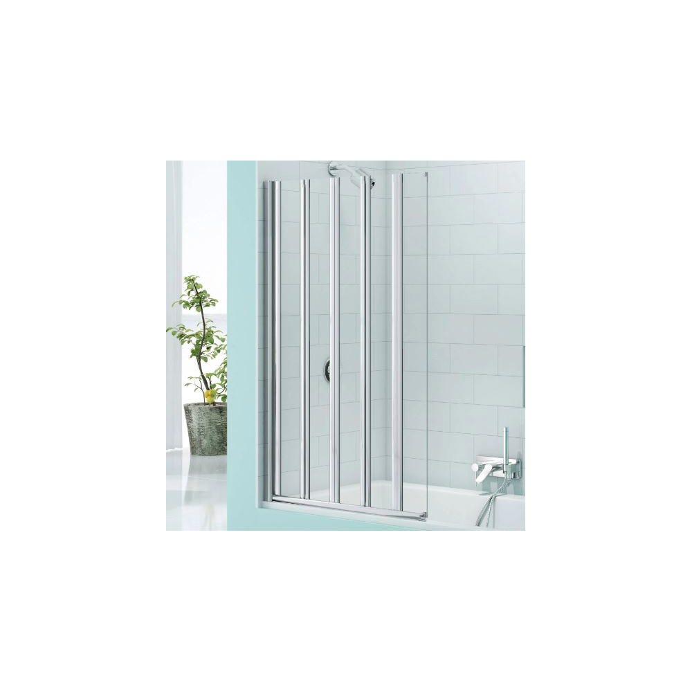 Merlyn Secureseal 1000mm x 1500mm 5 Fold Bath Screen