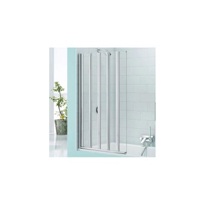 Merlyn Secureseal 1000mm x 1500mm 5 Fold Bath Screen