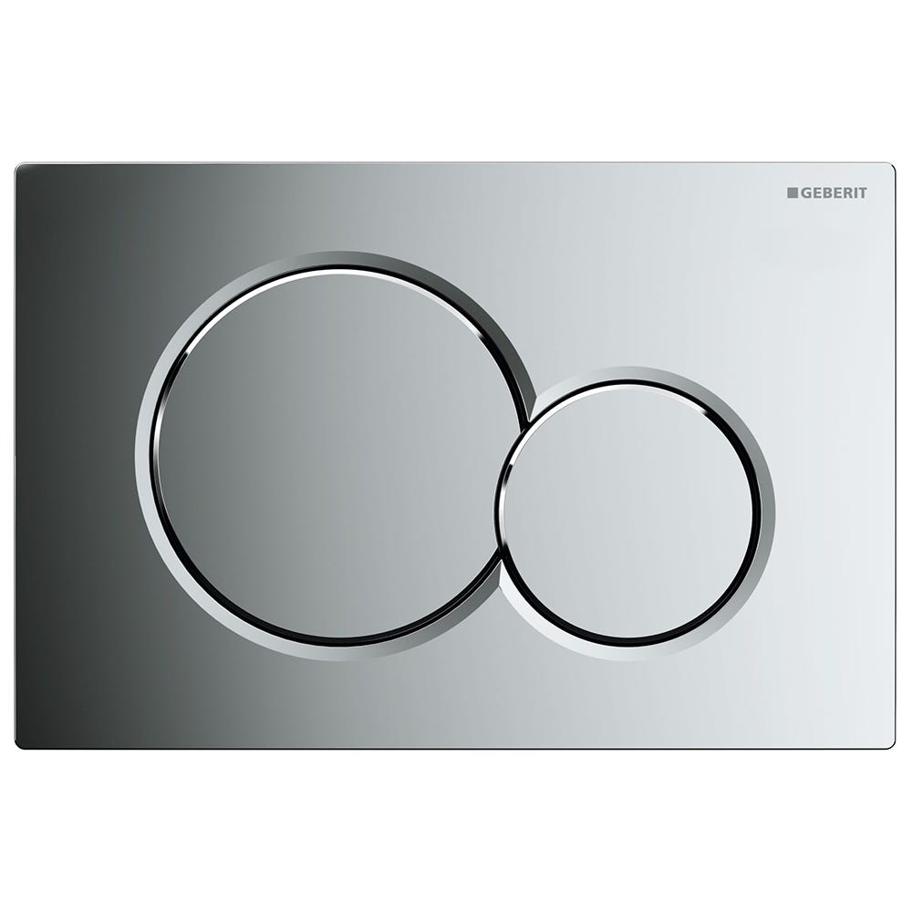 Geberit 115.770.21.5 Sigma01 Round Flush Plate Gloss Chrome
