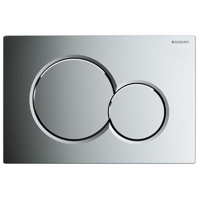 Geberit 115.770.21.5 Sigma01 Round Flush Plate Gloss Chrome