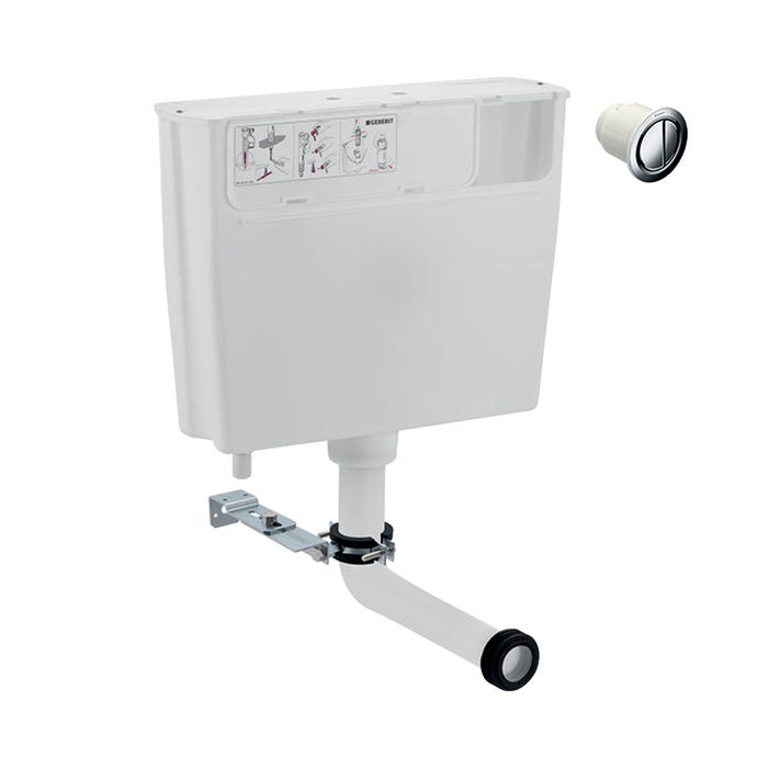 Geberit Sigma Slimline Concealed Frame & Cistern 8cm For Wall Hung Toilet 114cm - 111.799.00.6