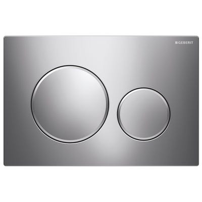 Geberit 115.882.KH.1 Sigma20 Round Dual Flush Plate Gloss Chrome/Matt