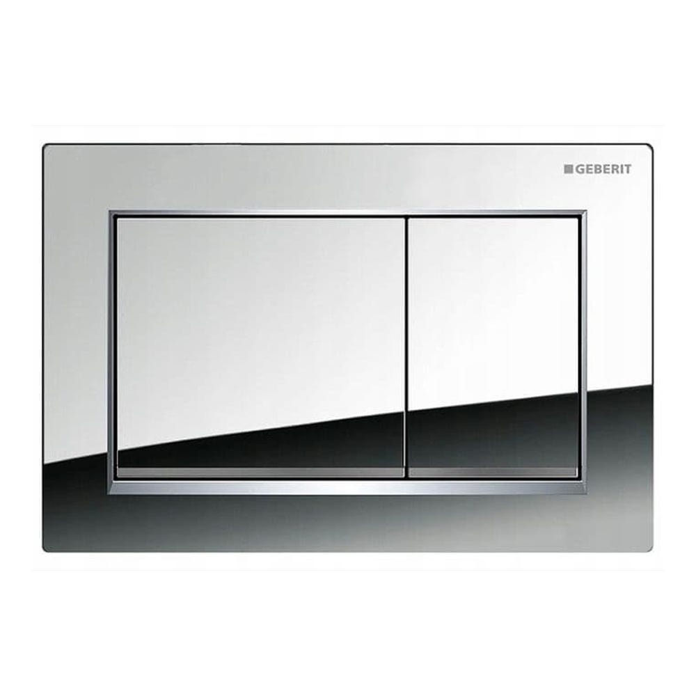 Geberit 115.883.KH.1 Sigma20 Square Dual Flush Plate Gloss & Matt Chrome