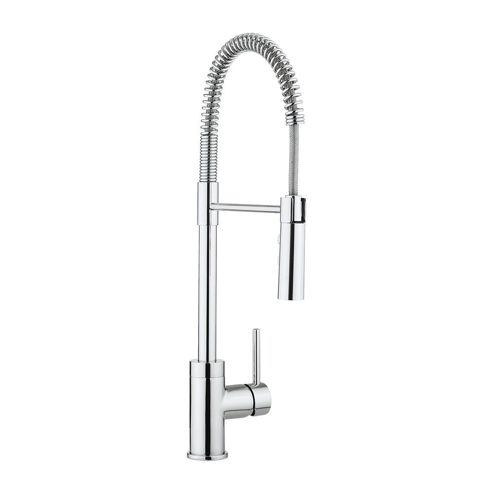 Crosswater Cucina Cook Side Lever Kitchen Tap & Flexi Spray Chrome