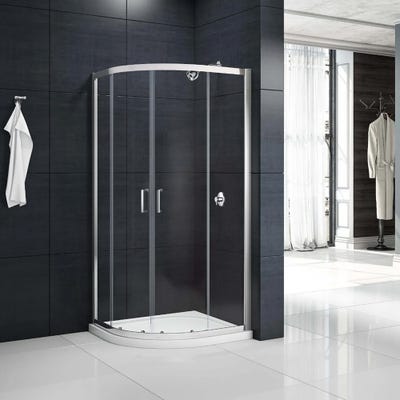 Merlyn Mbox 900mm x 900mm 2 Door Shower Quadrant Chrome