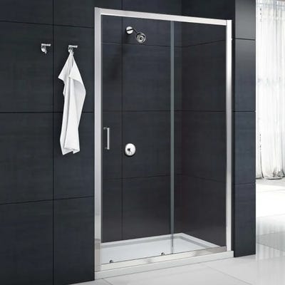 Merlyn Mbox 1100mm Sliding Shower Door Chrome