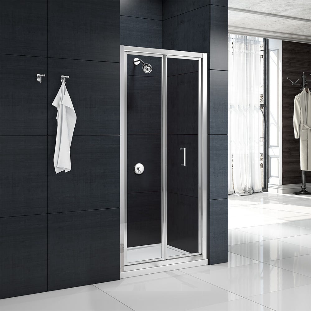 Merlyn Mbox 800mm Bi-Fold Shower Door Chrome