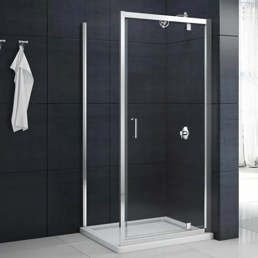 Merlyn Mbox 900mm Pivot Shower Door Chrome