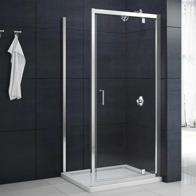 Merlyn Mbox 900mm Pivot Shower Door Chrome