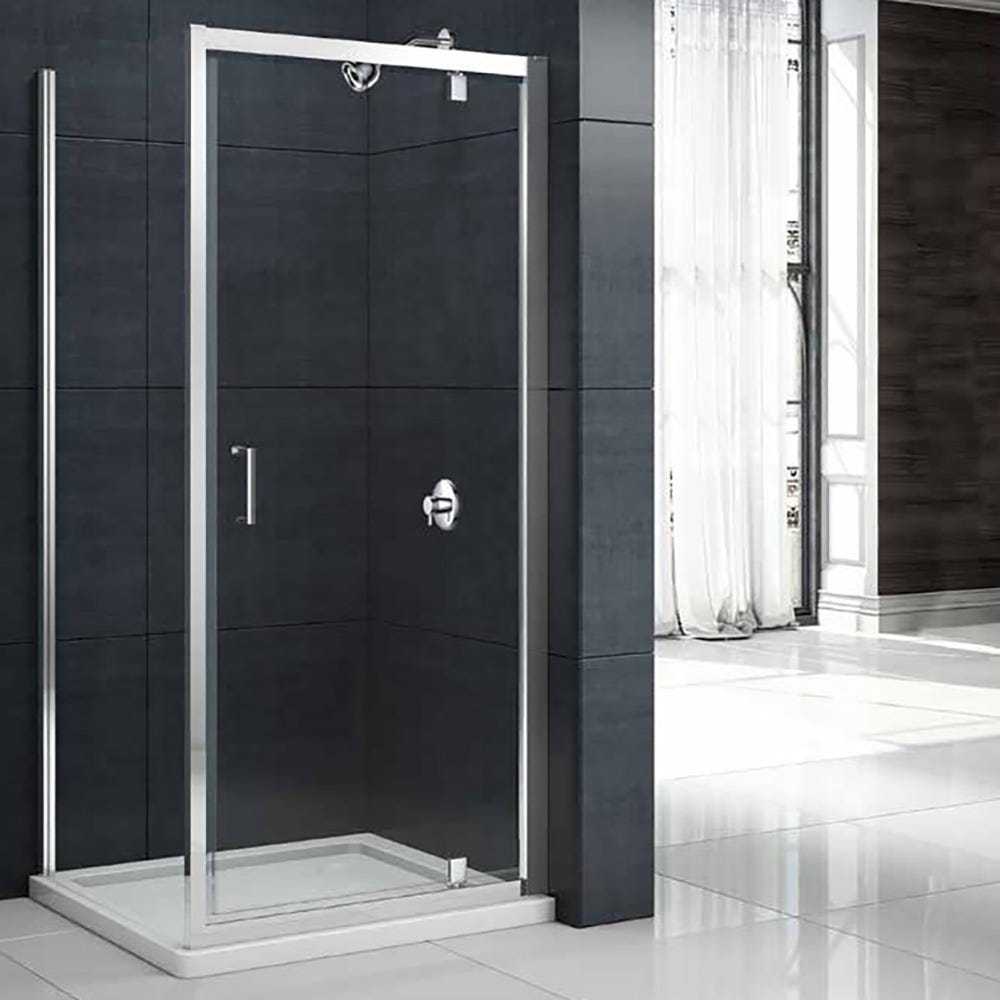Merlyn Mbox 800mm Side Shower Panel Chrome