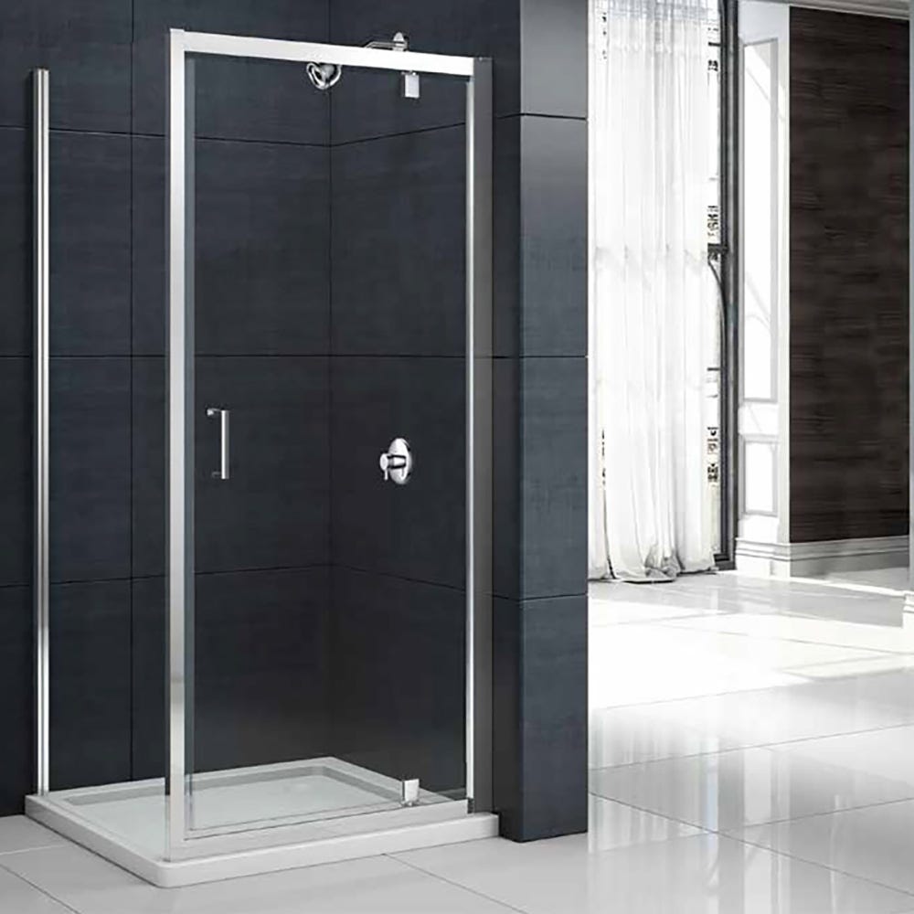 Merlyn Mbox 900mm Side Shower Panel Chrome