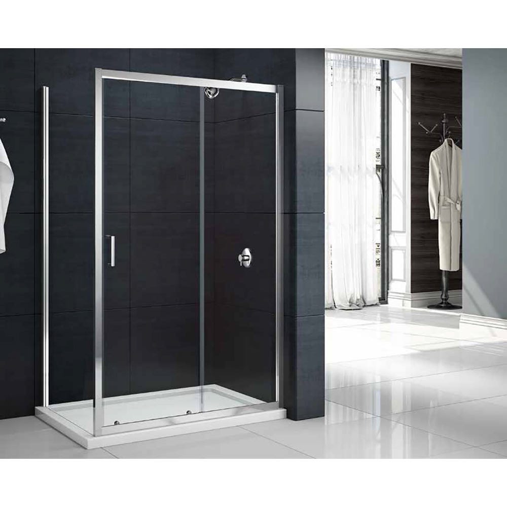 Merlyn Mbox 700mm Side Shower Panel Chrome