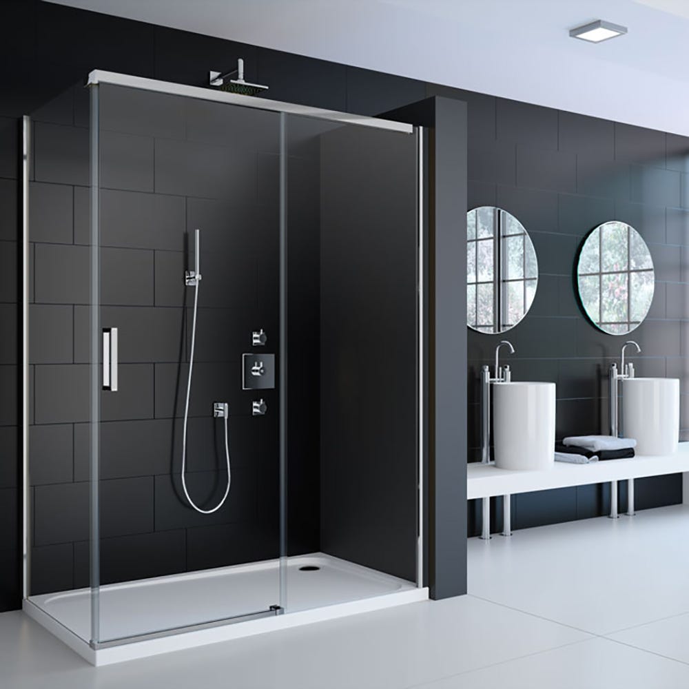 Merlyn 8 Series 800mm Side Panel for Frameless Sliding Door