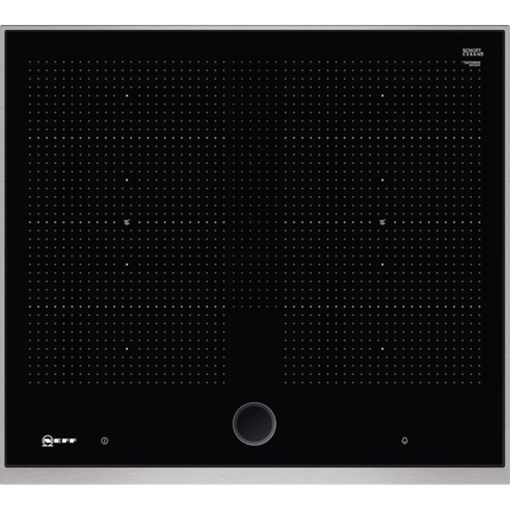 Neff T66TS6RN0 N90 60cm Flex Induction Hob Black & Stainless Steel