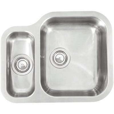 Reginox Alaska 1.5 Bowl R Undermount Sink Polished Inox