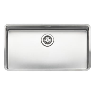 Reginox Ohio 80 x 42 L Inset or Undermount Sink Matt Inox