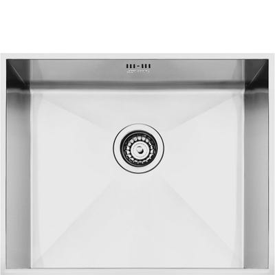 Smeg VSTQ50-2 Quadra 1.0 Bowl 520mm Undermount Sink