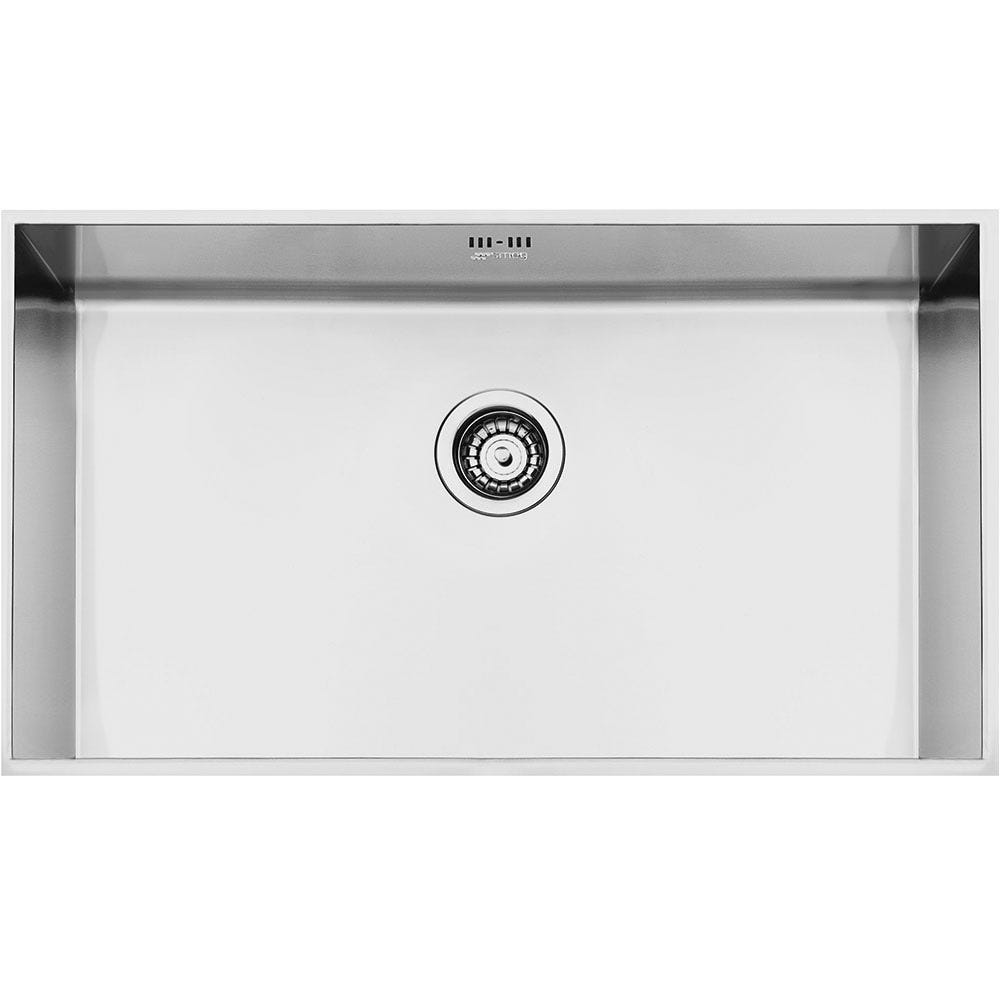 Smeg VSTQ72-2 Quadra 1.0 Bowl 740mm Undermount Sink