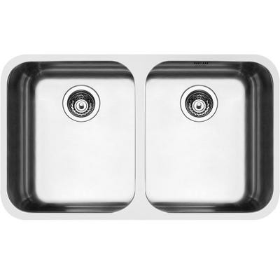 Smeg UM4545 Alba 2.0 Bowl Undermount Sink Stainless Steel