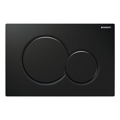 Geberit 115.770.DW.5 Sigma01 Dual Flush Plate Jet Black