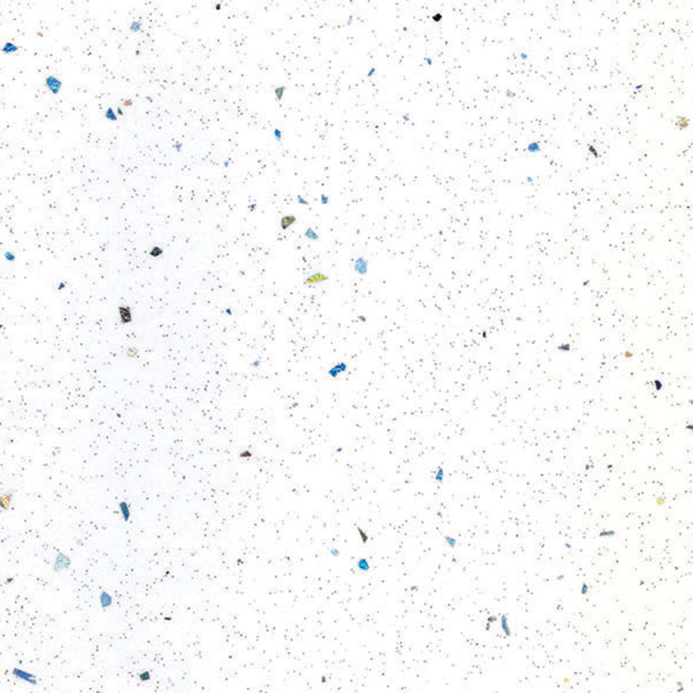 Oasis White Sparkle Gloss 3000mm x 900mm x 38mm Breakfast Bar