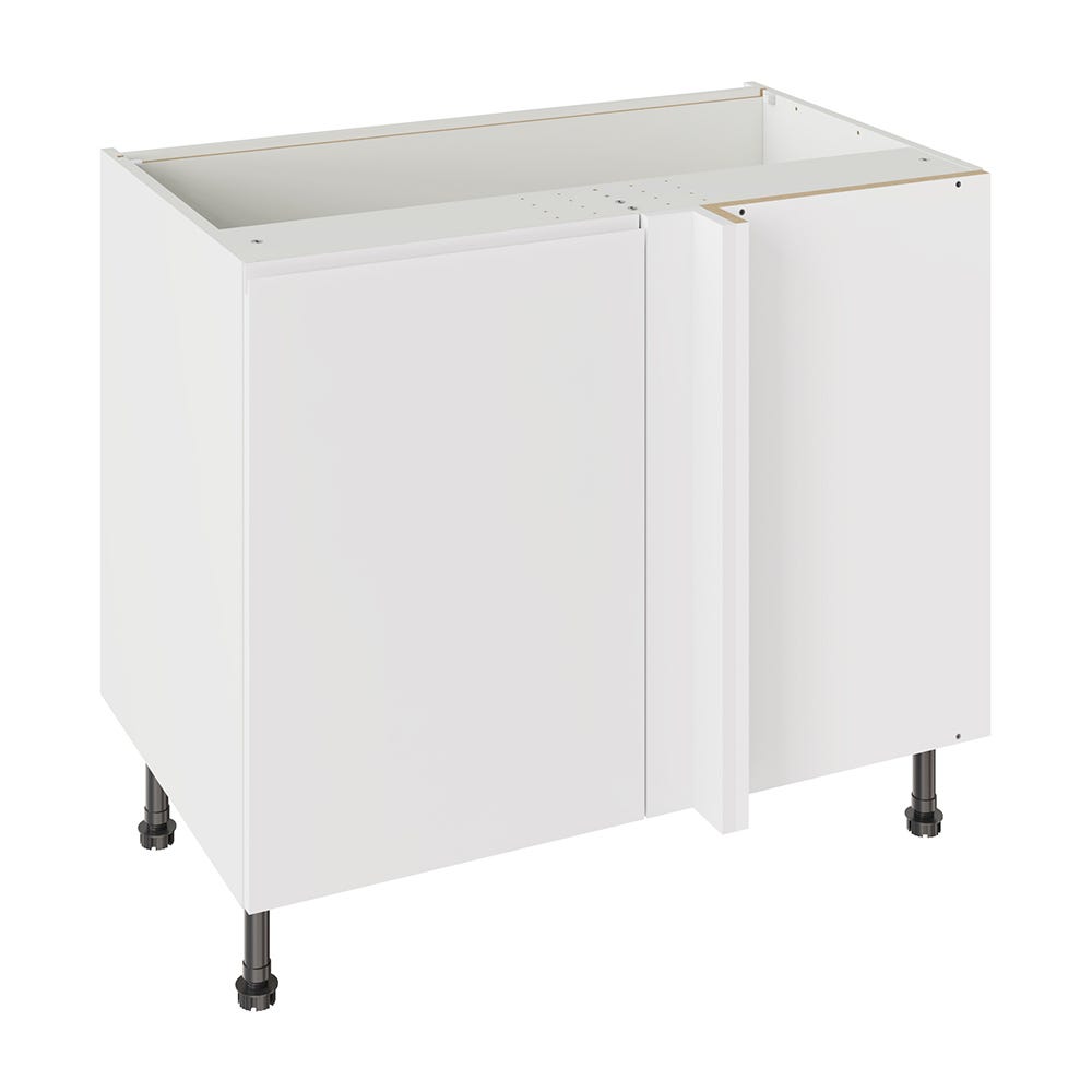 J-Pull Kitchen Blind Corner Base Unit 1000mm Gloss White