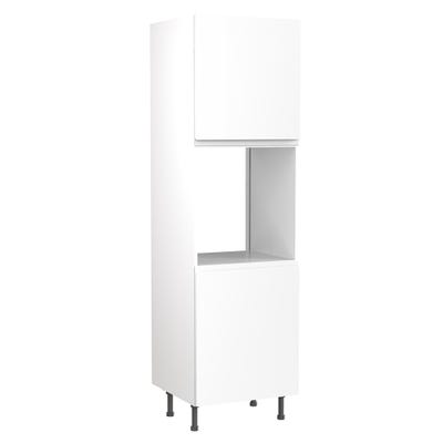 J-Pull Tall Single Oven Housing Unit Gloss White