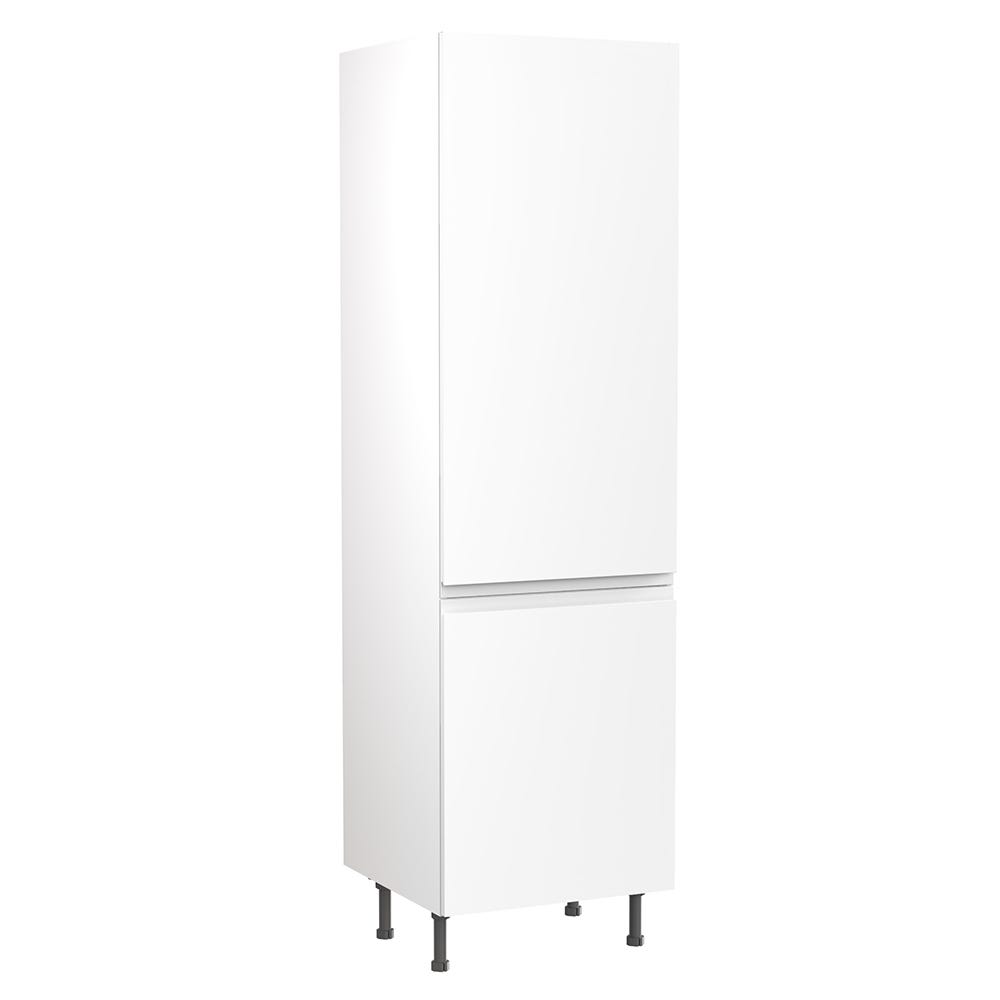 J-Pull Tall Fridge Freezer Housing Unit 70/30 Gloss White