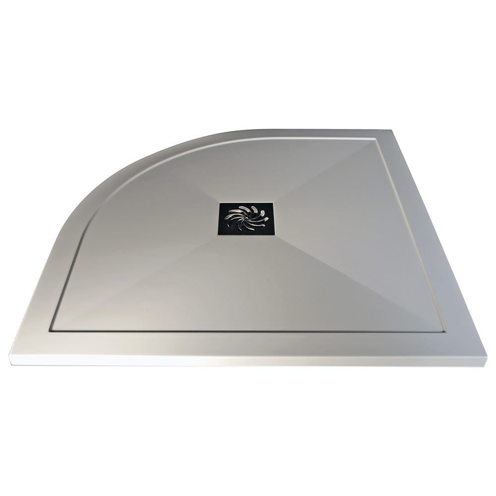 Fountain 25mm Ultra-Slim 900mm x 900mm Quadrant Shower Tray & Waste