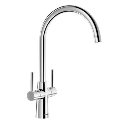 Blanco Max II Twin Lever Kitchen Sink Tap Chrome