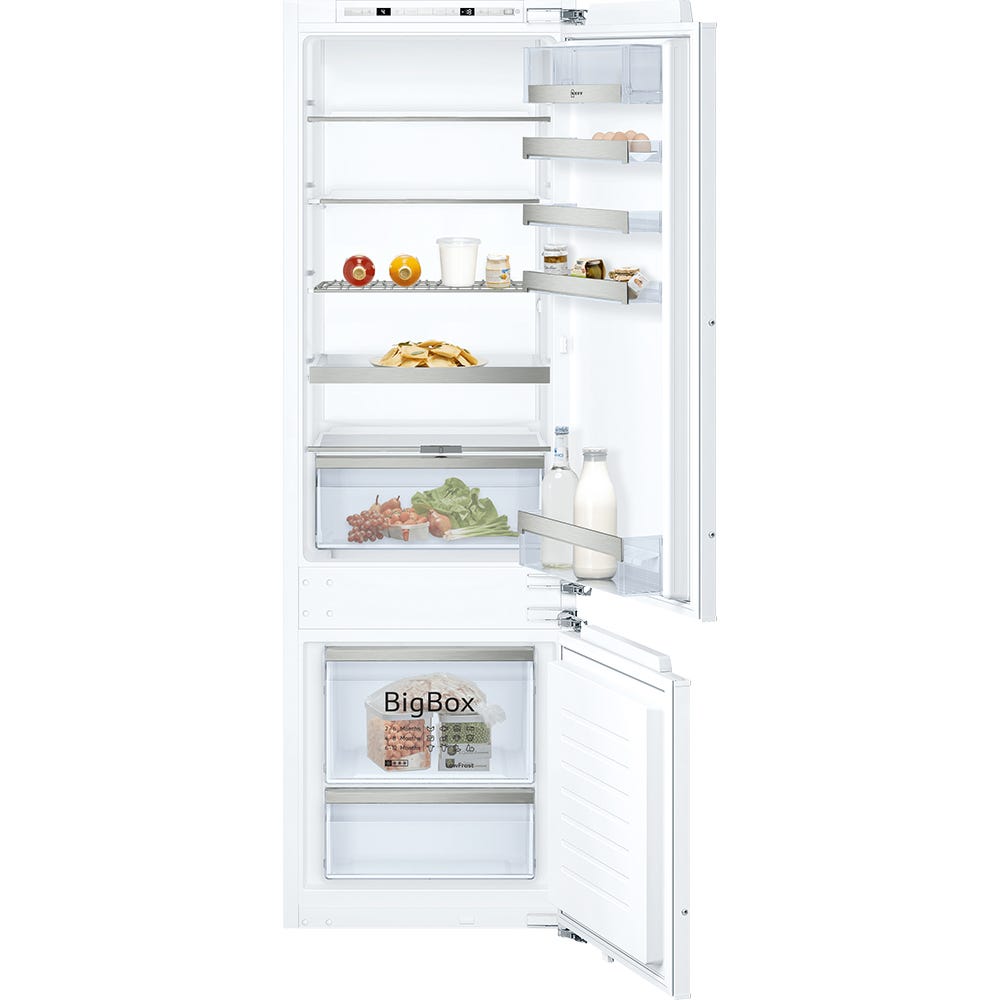 Neff KI6873FE0G N70 70/30 Built-In Low Frost Fridge Freezer